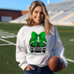 Football Helmet Bow Sweatshirt- CUSTOMIZE ME