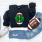 Football Bow Sweatshirt-CUSTOMIZE ME