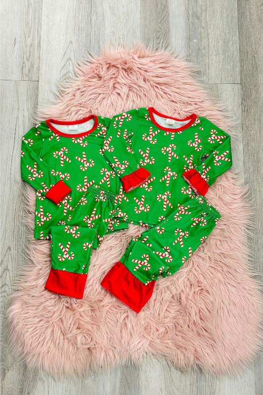 Candy Cane Pajamas-2 OPTIONS