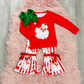 Red Stripe Santa Pant Set