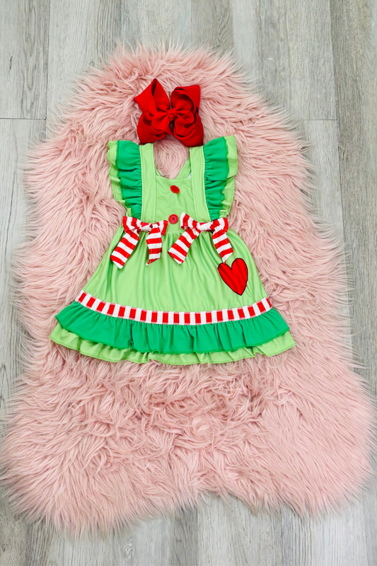 Grinch Heart Dress