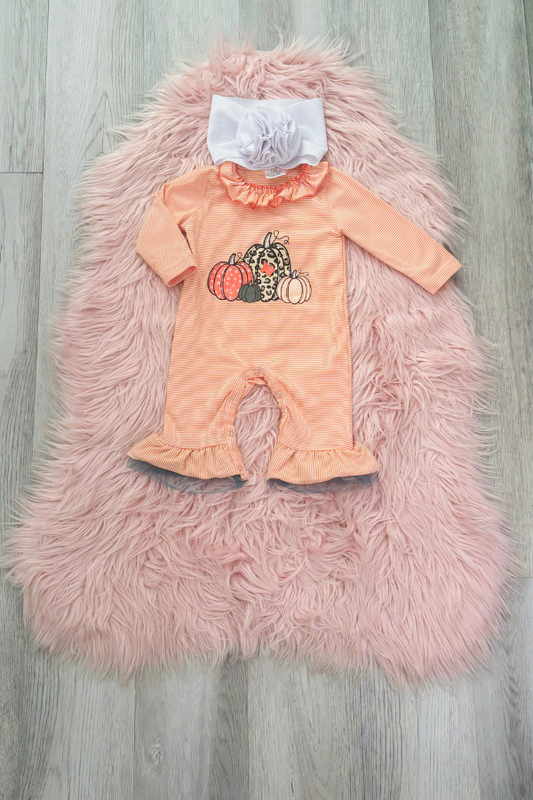 Texas Pumpkin Romper