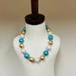 Blue & Gold Necklace