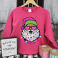 Pink Santa Sweater