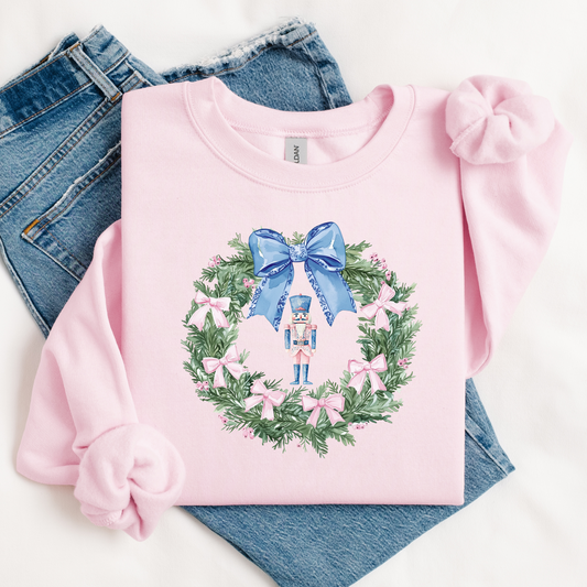 Nutcracker Wreath Sweatshirt