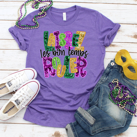 Laissez Les Bon Temps Rouler Shirt-2 COLORS