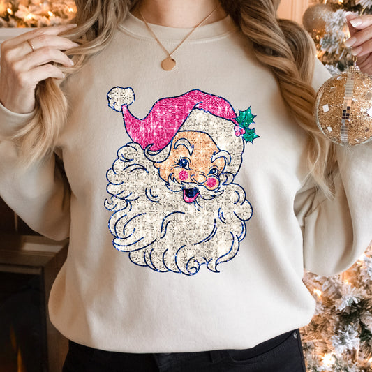 Beige Santa Sweater