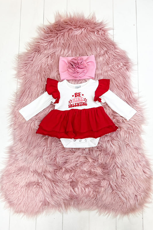 Be Mine Valentine Romper