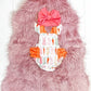 Orange Bunny Bubble Romper