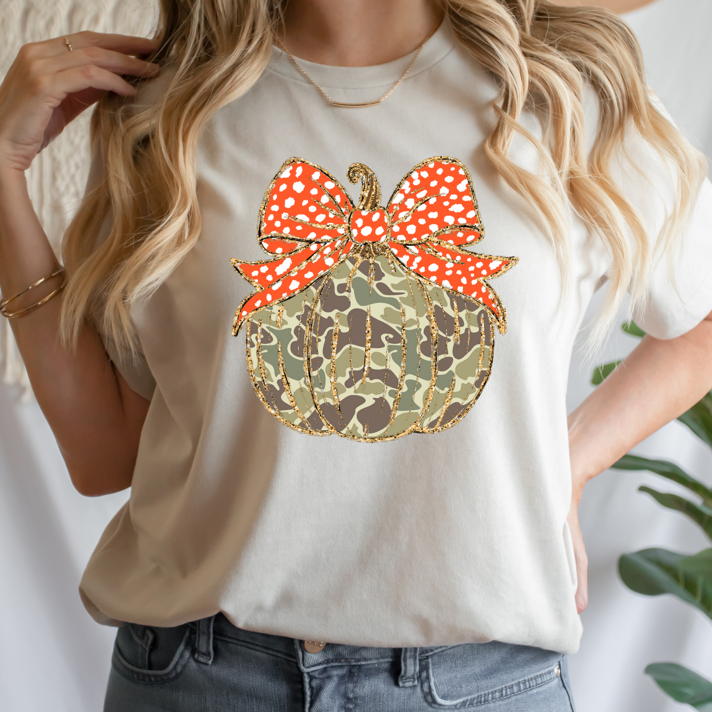 Camo Pumpkin Shirt