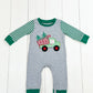 Christmas Dump Truck Romper