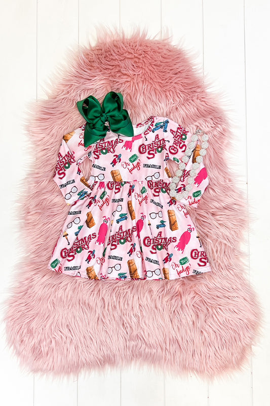 A Pink Christmas Story Dress