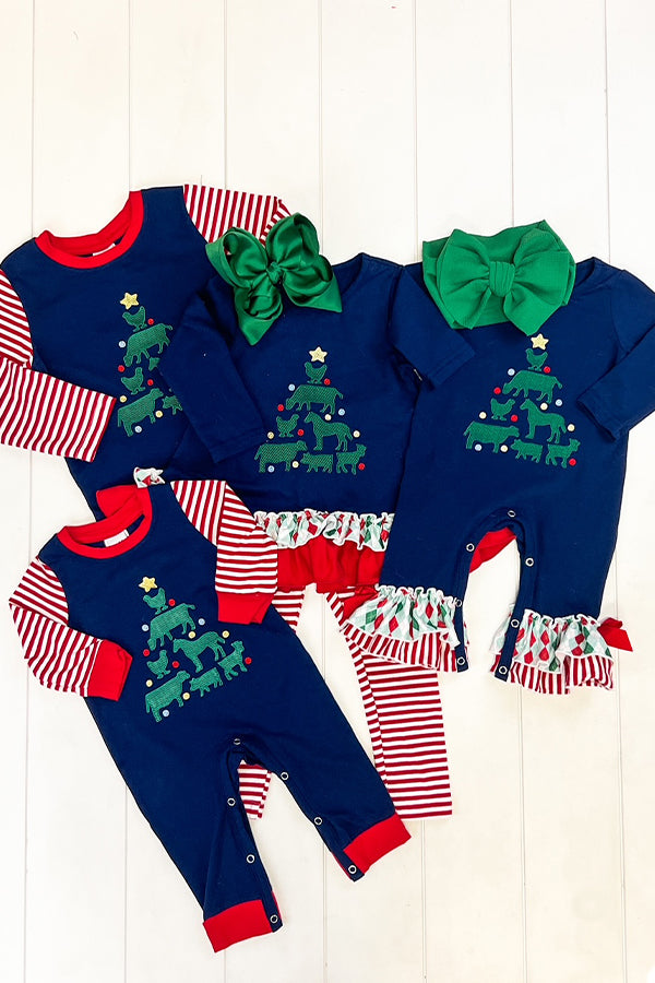 Christmas On The Farm Romper