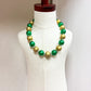 Green & Gold Necklace