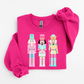 Pink & Turquoise Nutcracker Sweatshirt