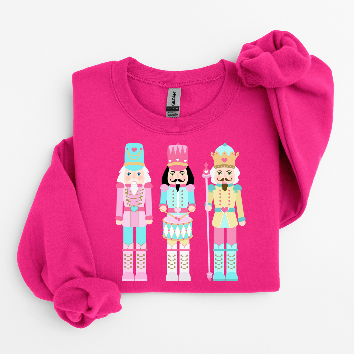 Pink & Turquoise Nutcracker Sweatshirt