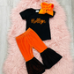 Halloween Velvet Pant Set