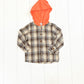 Plaid Hooded Shirt