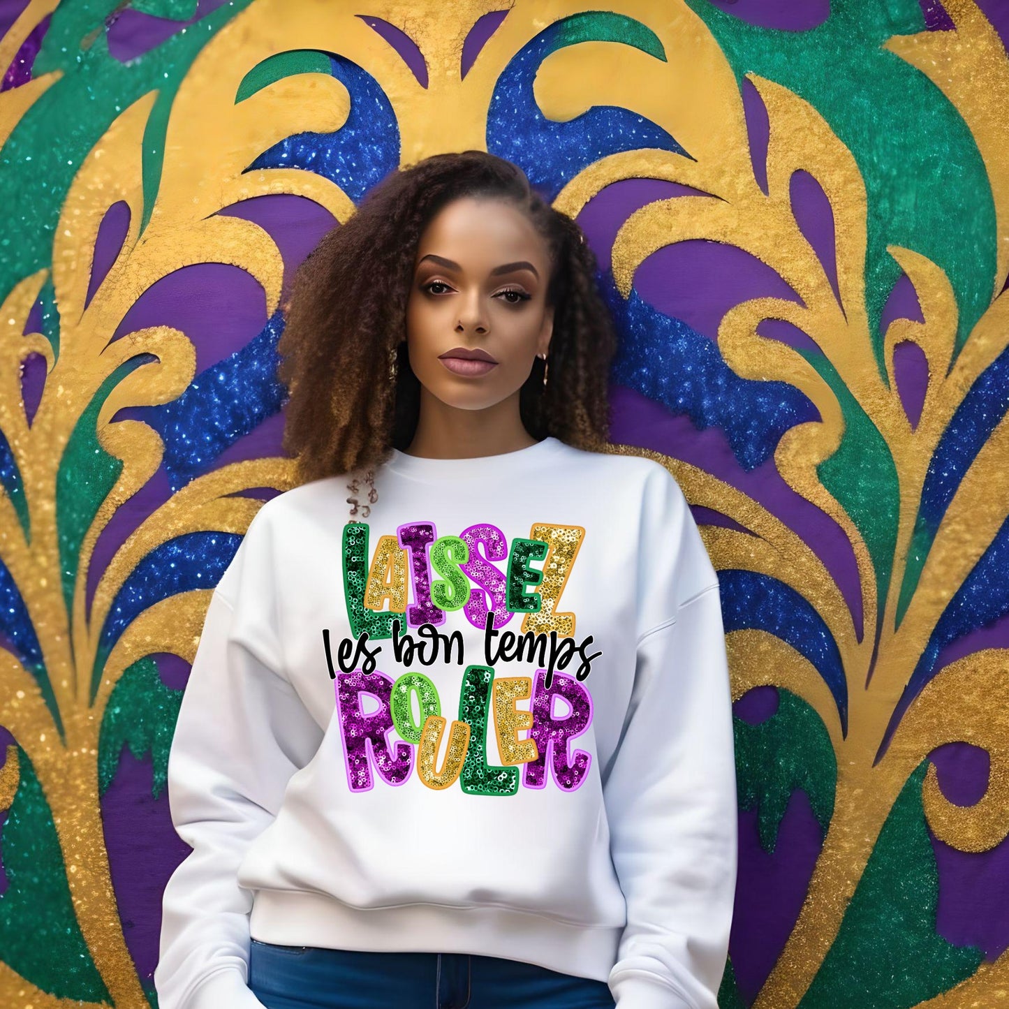 Laissez Les Bon Temps Rouler Sweatshirt-2 COLORS