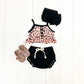 Leopard Bummie Set