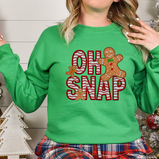 OH SNAP SWEATER