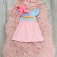 Light Blue & Pink Pumpkin Dress