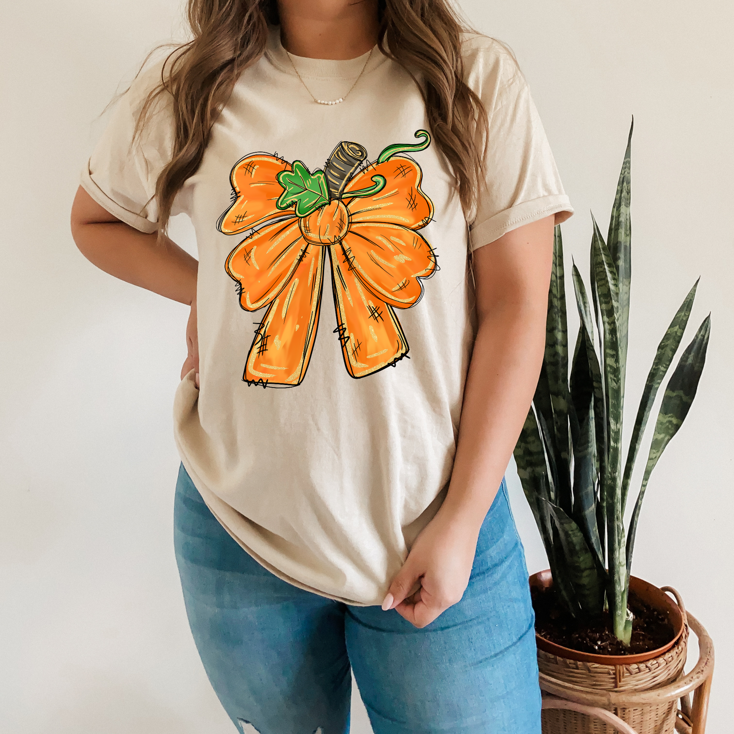 Pumpkin Bow Shirt