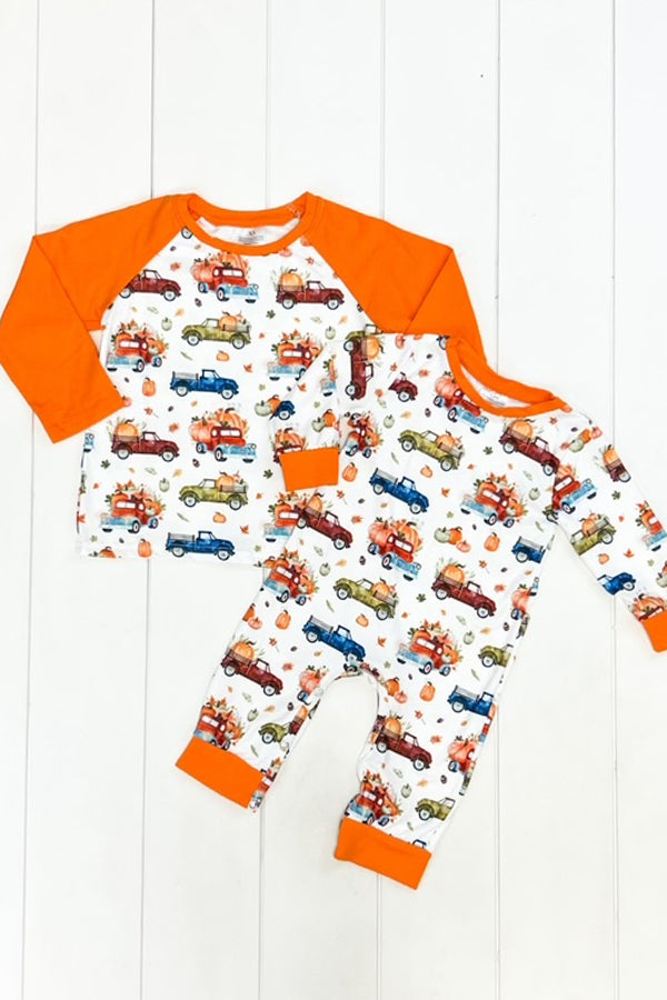 Pumpkin Patch Truck Raglan