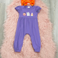 Purple Halloween Romper