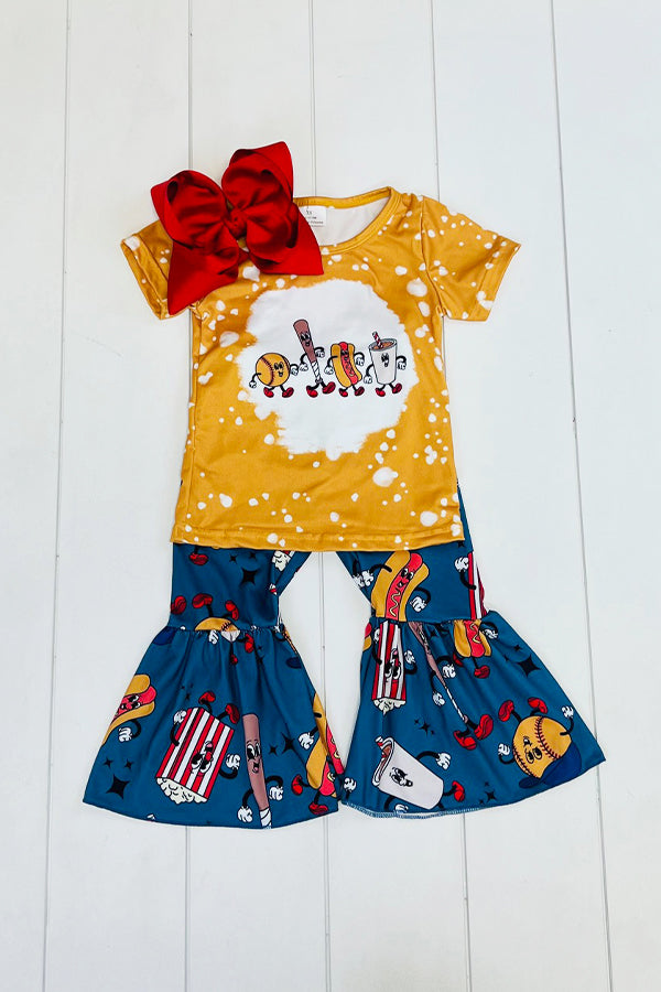 Softball Friends Bell Pant Set