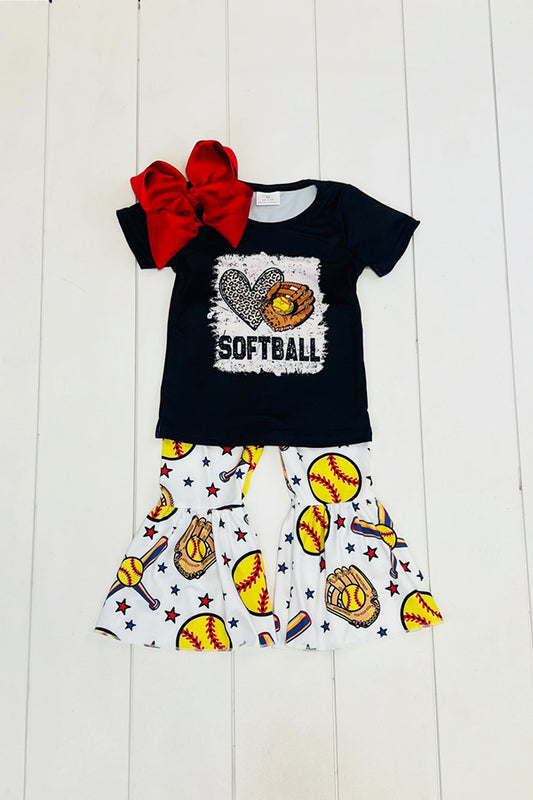 Softball Bell Pant Set