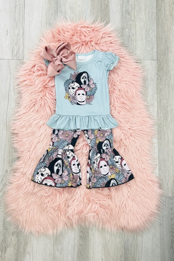 Scary Friends Bell Pant Set