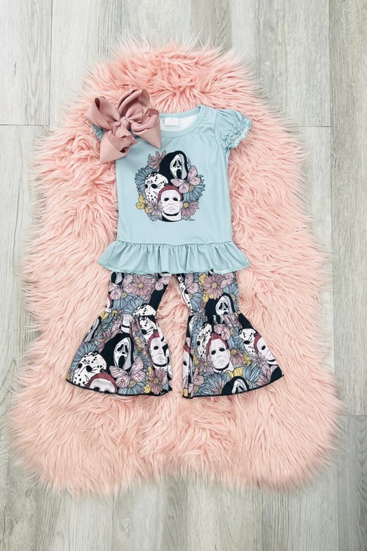 Scary Friends Bell Pant Set