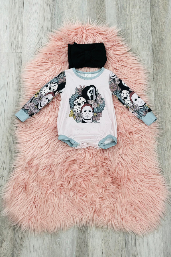 Scary Friends Bubble Romper