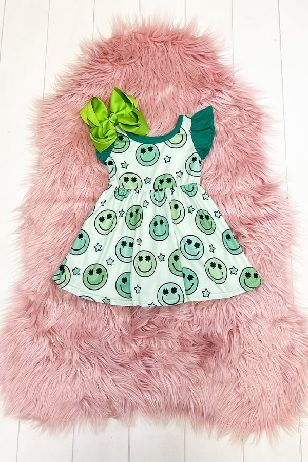 Green Smiley Dress