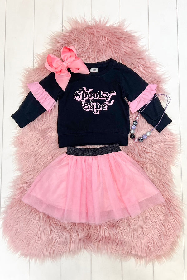 Spooky Babe Skirt Set