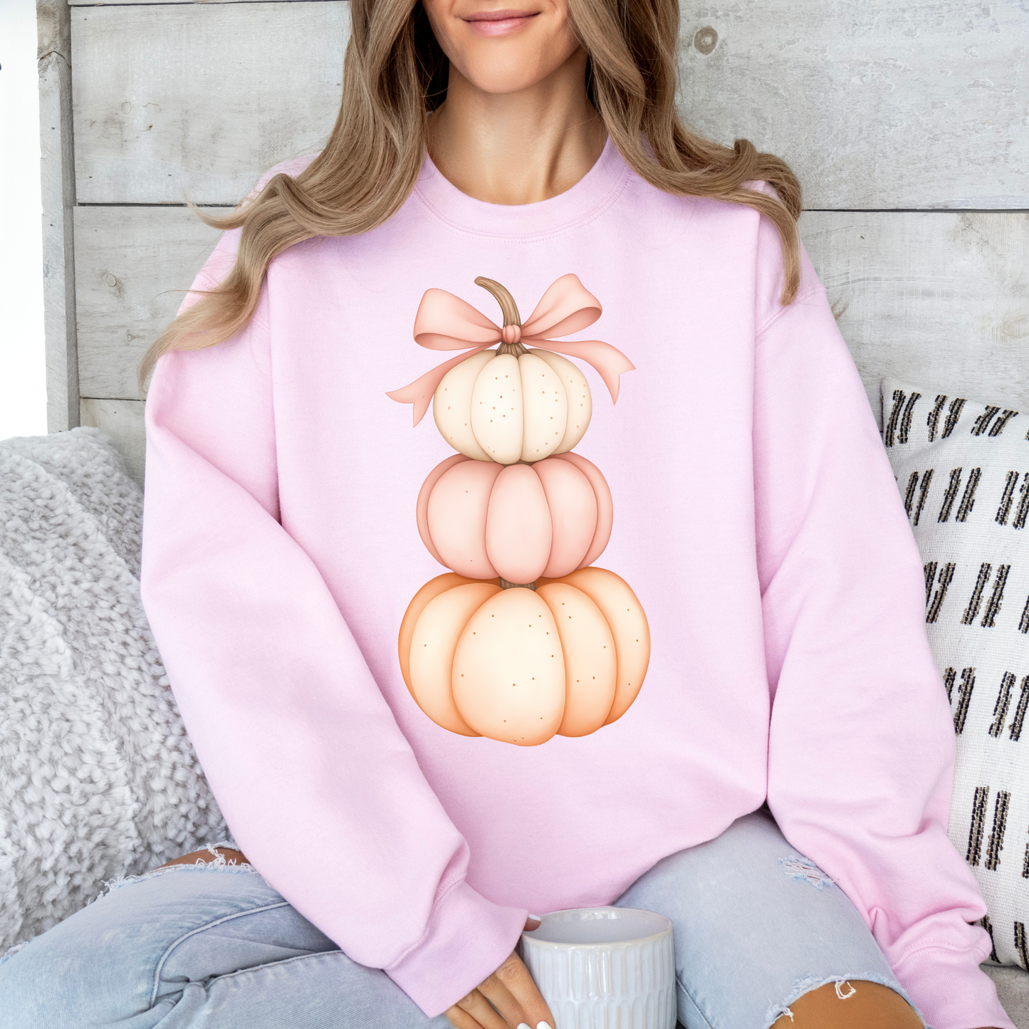 Stacked Pumpkin Sweatshirt