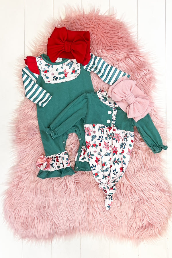 Winter Holly Romper