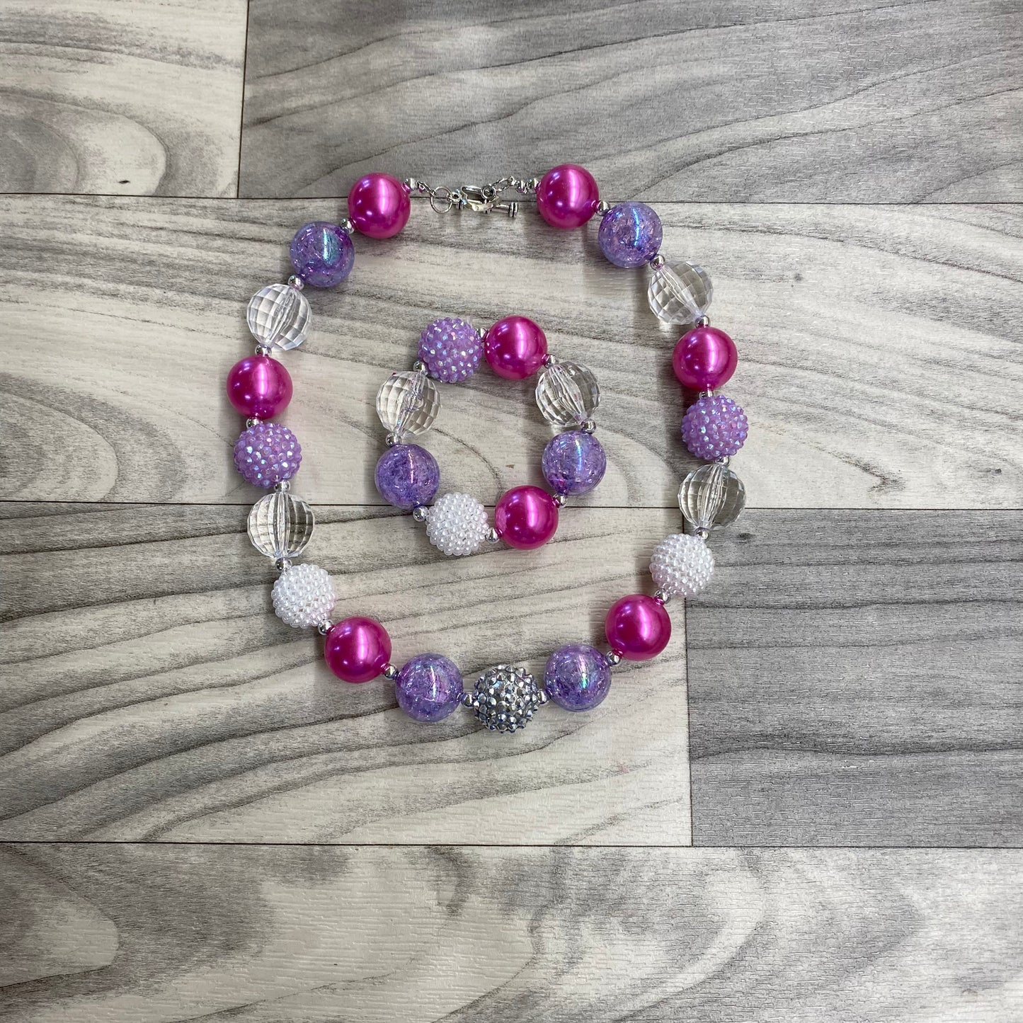 Pink & Lavender Bracelet