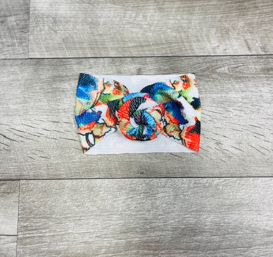 Watercolor Turban Knot Headband