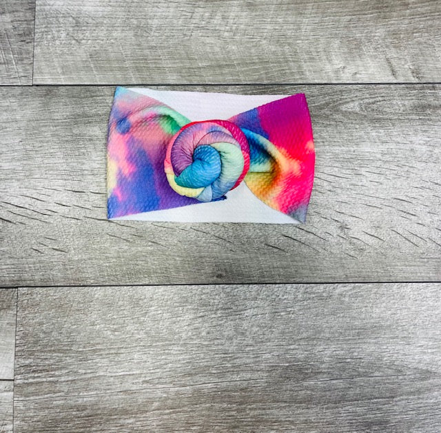 Tie Dye Turban Knot Headband