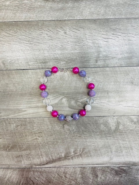 Pink & Lavender Necklace