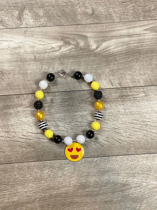 Heart Eye Emoji Necklace