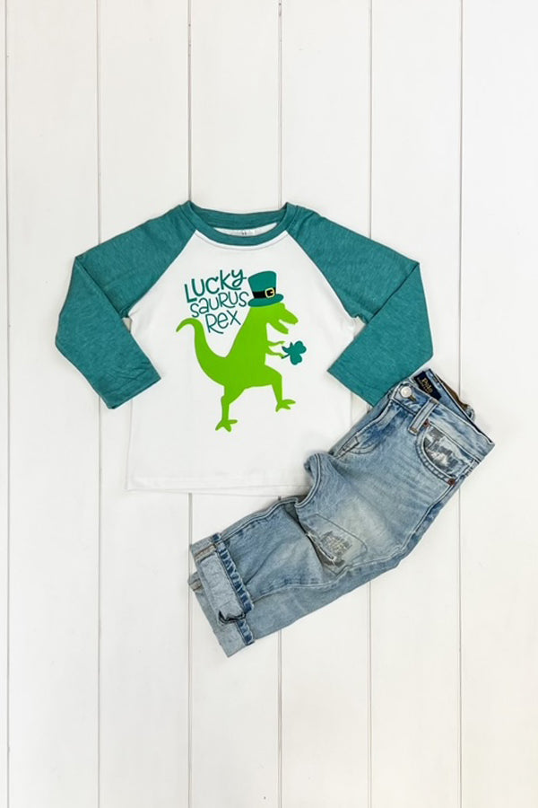 Lucky Saurus Rex Raglan