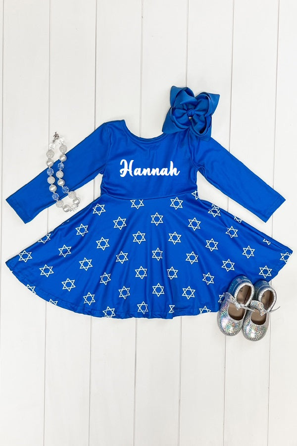 Blue Star of David Dress