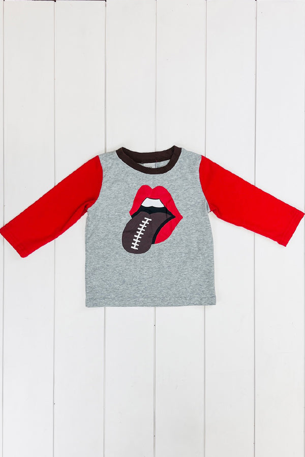 Football Tongue Raglan