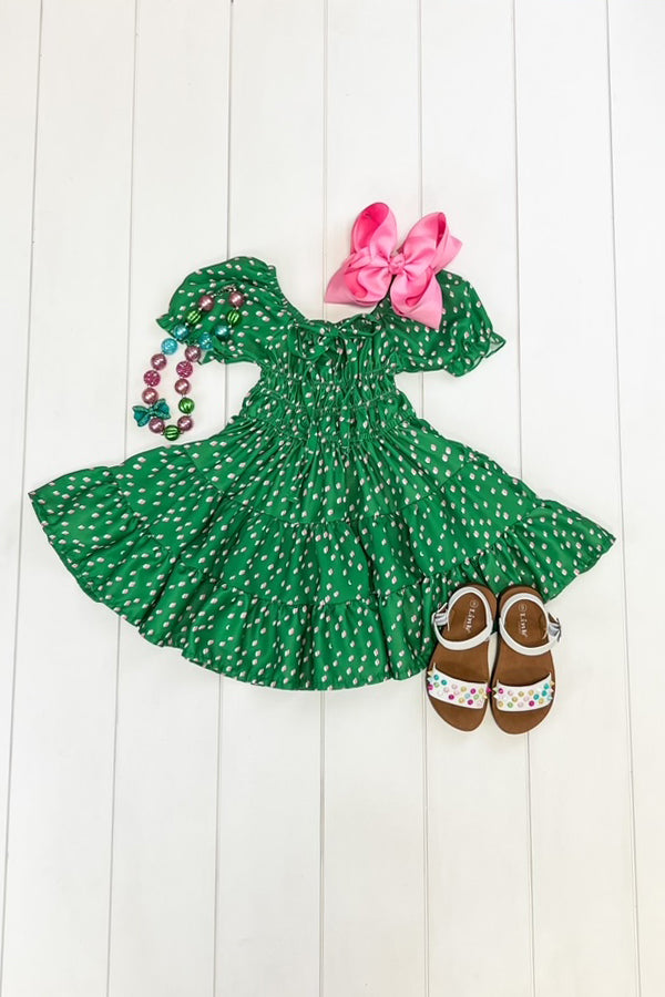 Green Polka Dot Dress