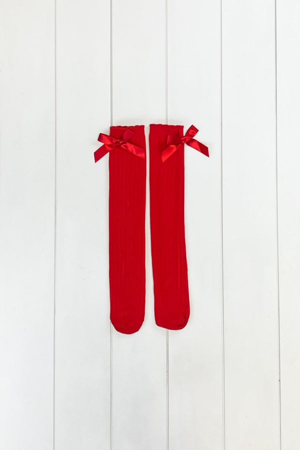 Red Bow Socks