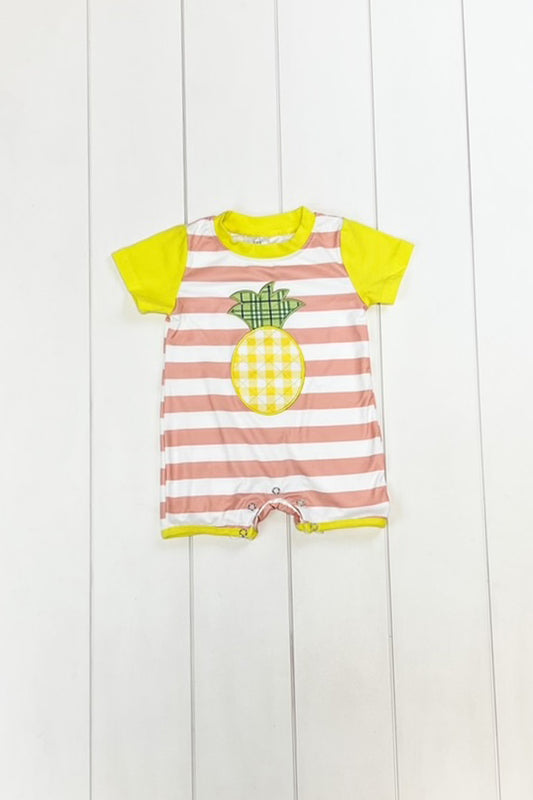 Stripped Pineapple Romper